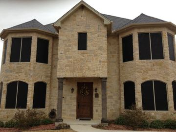 Brand new window screens solar screens and shingle roof