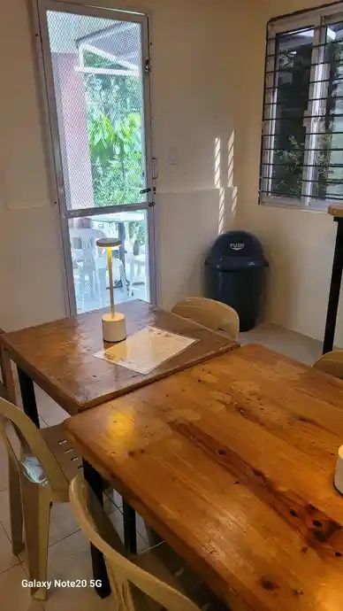 Tables Inside and on Patio