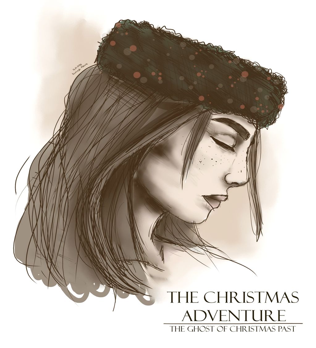 The Ghost of Christmas Past        
 artwork of Karliegh Plank
