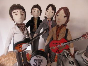 The Small Faces 3D textile miniatures