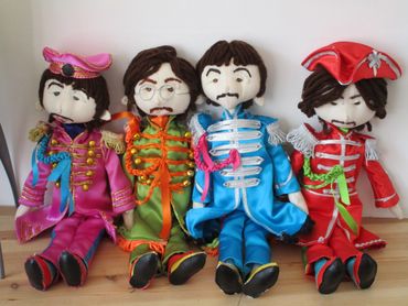 Sergeant Peppers Lonely Hearts Club Band The Beatles 3D textile miniatures