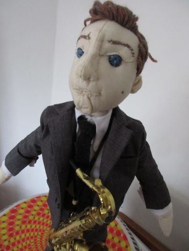 Tubby Hayes 3D textile miniature