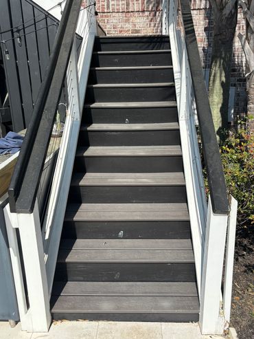 A look at the new build stairs