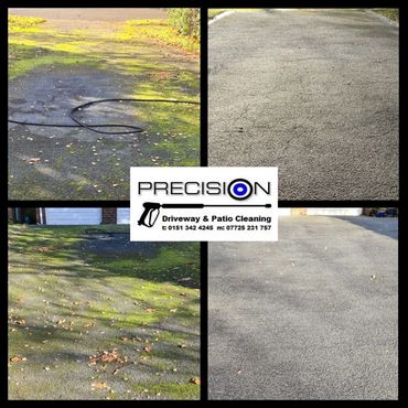 Driveway cleaned Heswall, Wirral