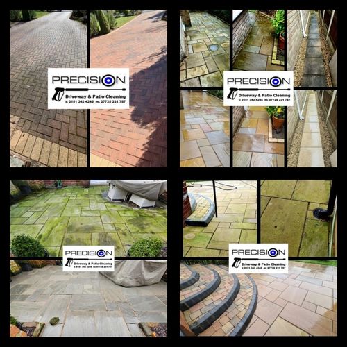 Driveway and patio cleaning Wirral