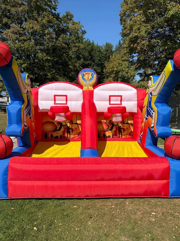 Inflatable basketball game available to rent