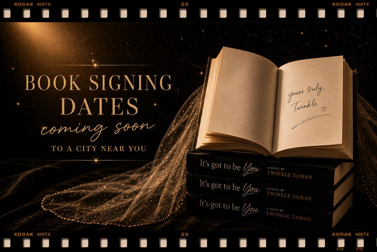 Book signing dates for Twinkle Zaman's novel coming soon.