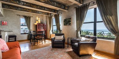 miamibeachoceanrental condo r5f living room ocean view