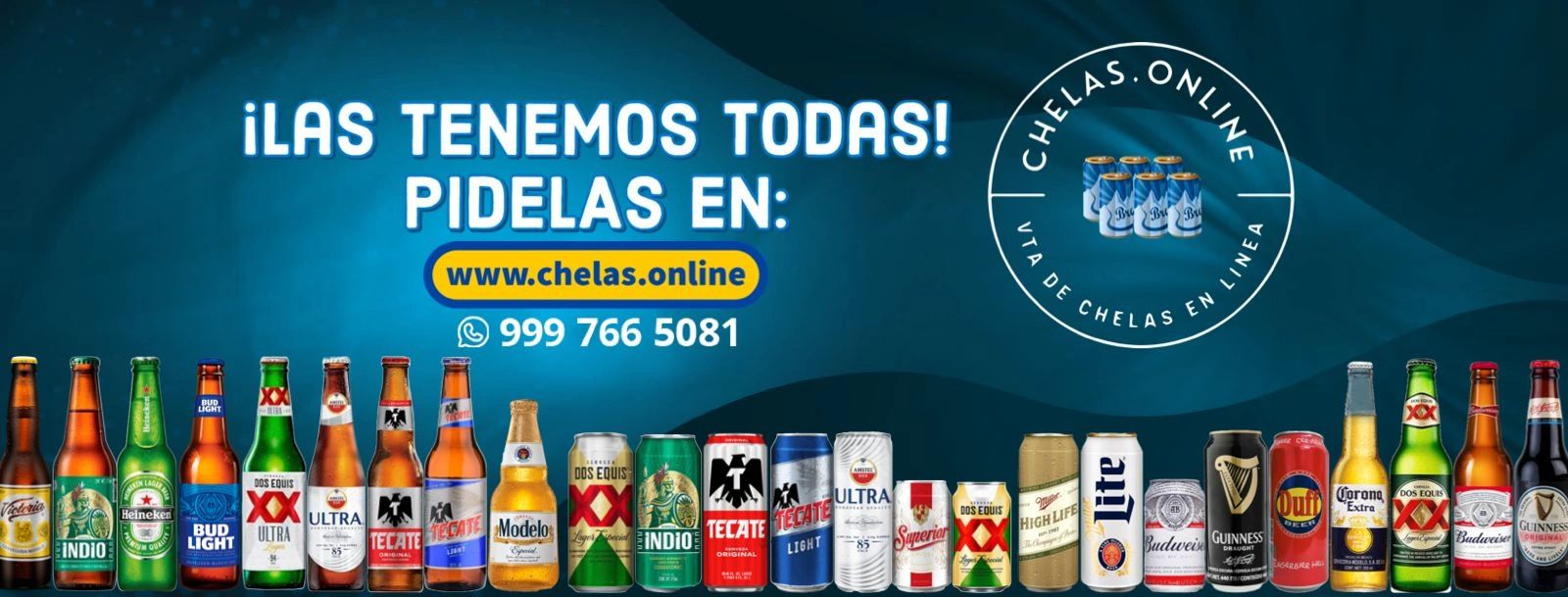 Venta De Cervezas Frías en Linea Hasta Tu Domicilio - CHELAS ONLINE