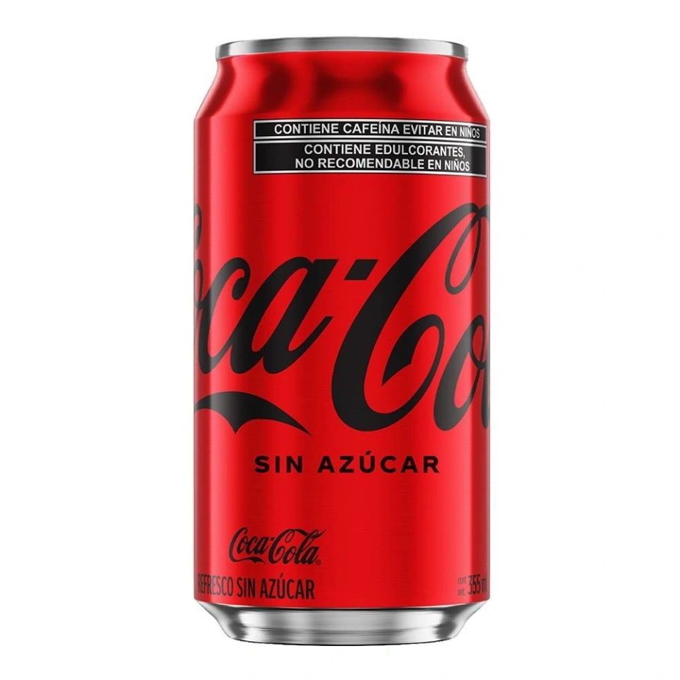 Refresco Coca Cola sin azúcar 6 latas de 355 ml c/u $19.50