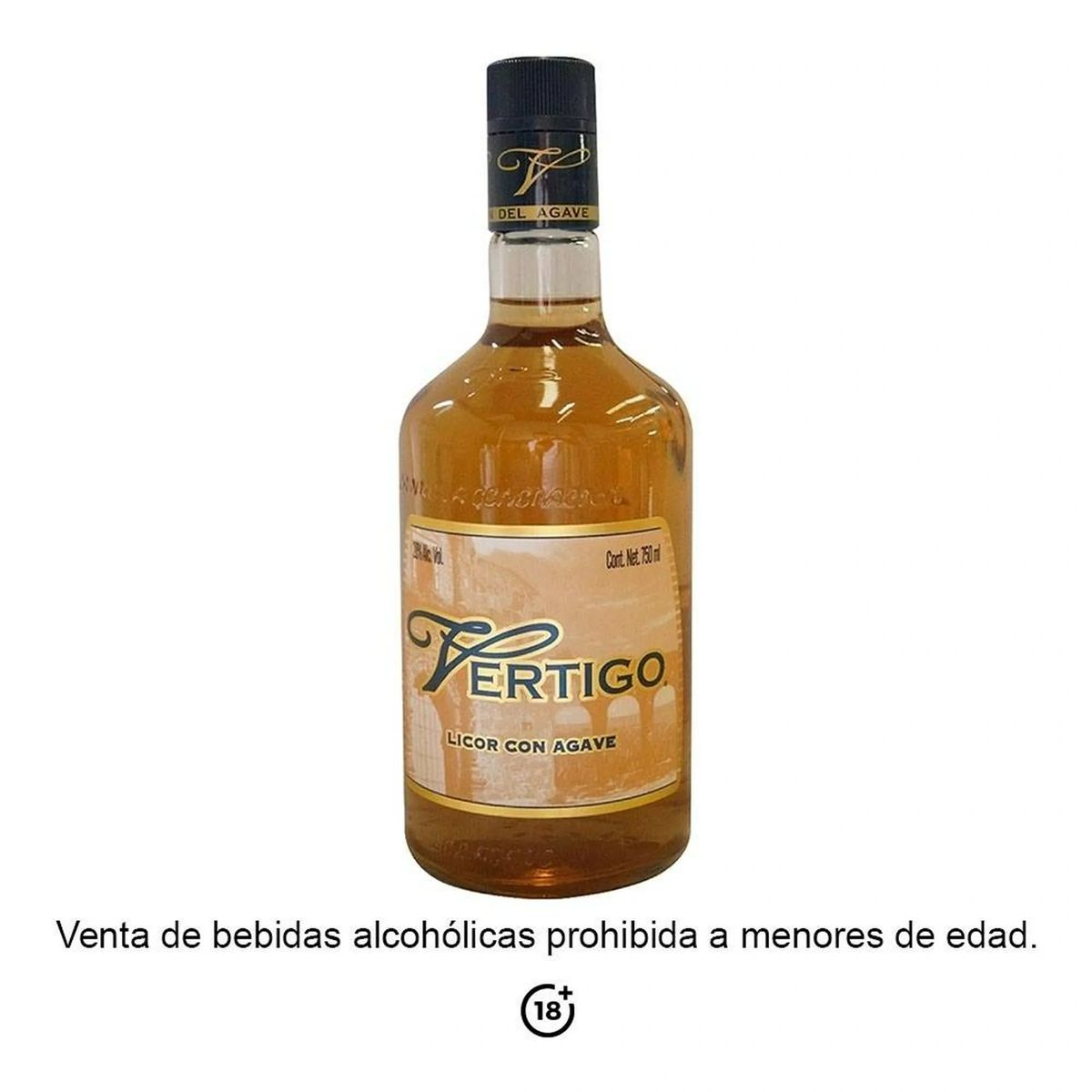 Tequila Licor Vertigo con agave 750 ml 160.00