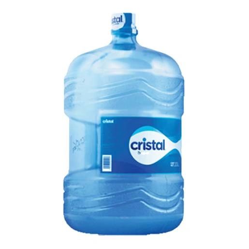 Agua Purificada Cristal Botella Garrafón 20L (únicamente líquido)