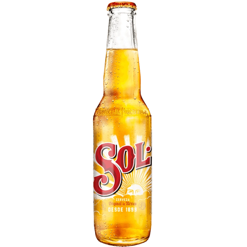 140543 CERVEZA SOL MEDIA 355ML CAJA CON 24 PIEZAS 295.00