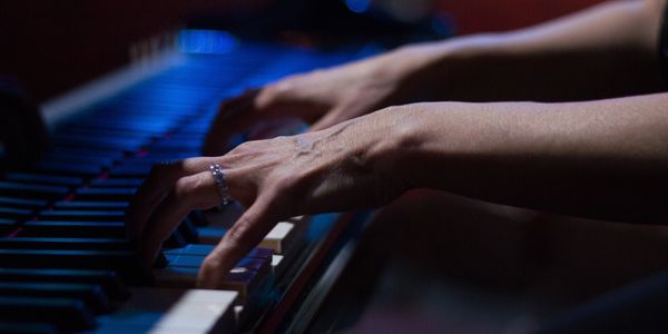 my hands playing in concert 