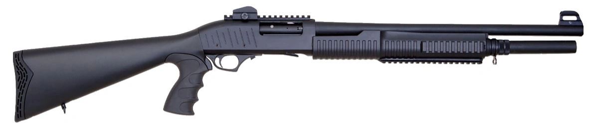 pump shotgun pistol grip