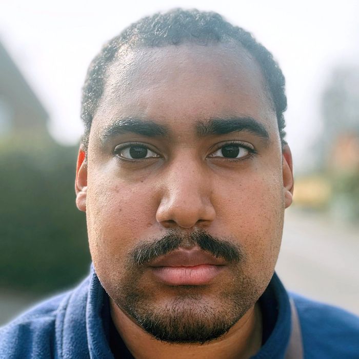 A recent selfie of Mystery Ezekude, standing outdoors during the afternoon of March 10th 2025.