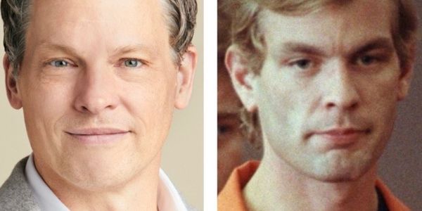 Side-by-side portraits of a man, one recent and one older.