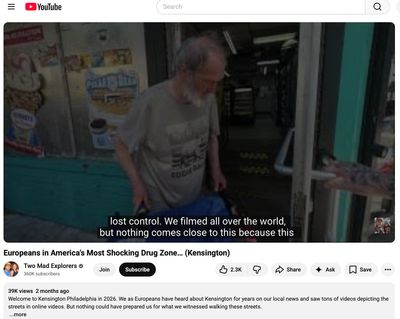 Man discussing drug issues in a Philadelphia neighborhood.