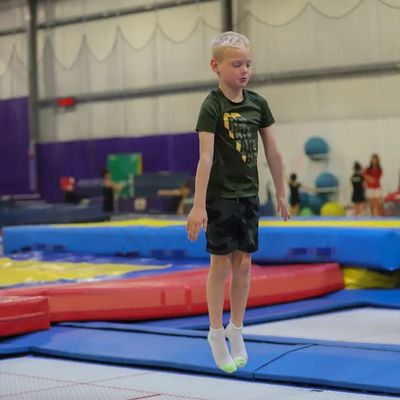 kids boys girls children trampoline class tumbling classes jump bounce flip ninja weatherford aledo