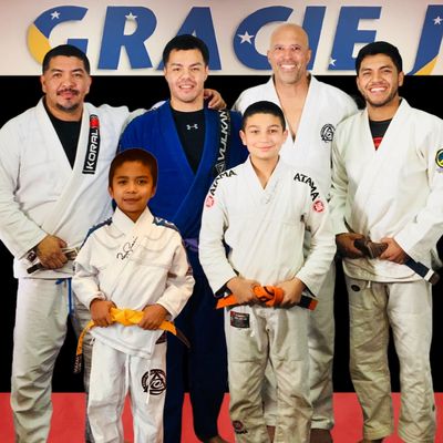 My sons representing Gracie Brazilian jiu jitsu for 27 years in la mirada, ca. gridlock academy