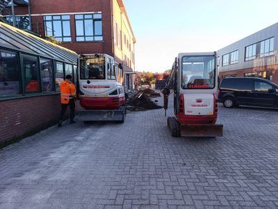 Afkoppelingswerken rioleringswerken riolering grondwerken riool kapot herstelling 