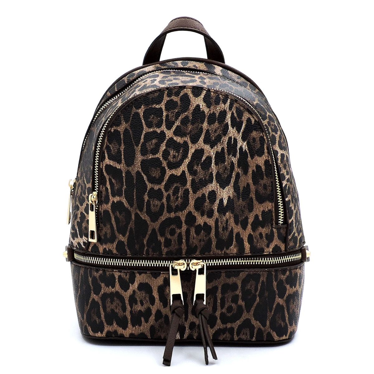 Monogrammed Leopard 2-in-1 Backpack Wallet Set Monogram 