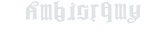 Ambigramy