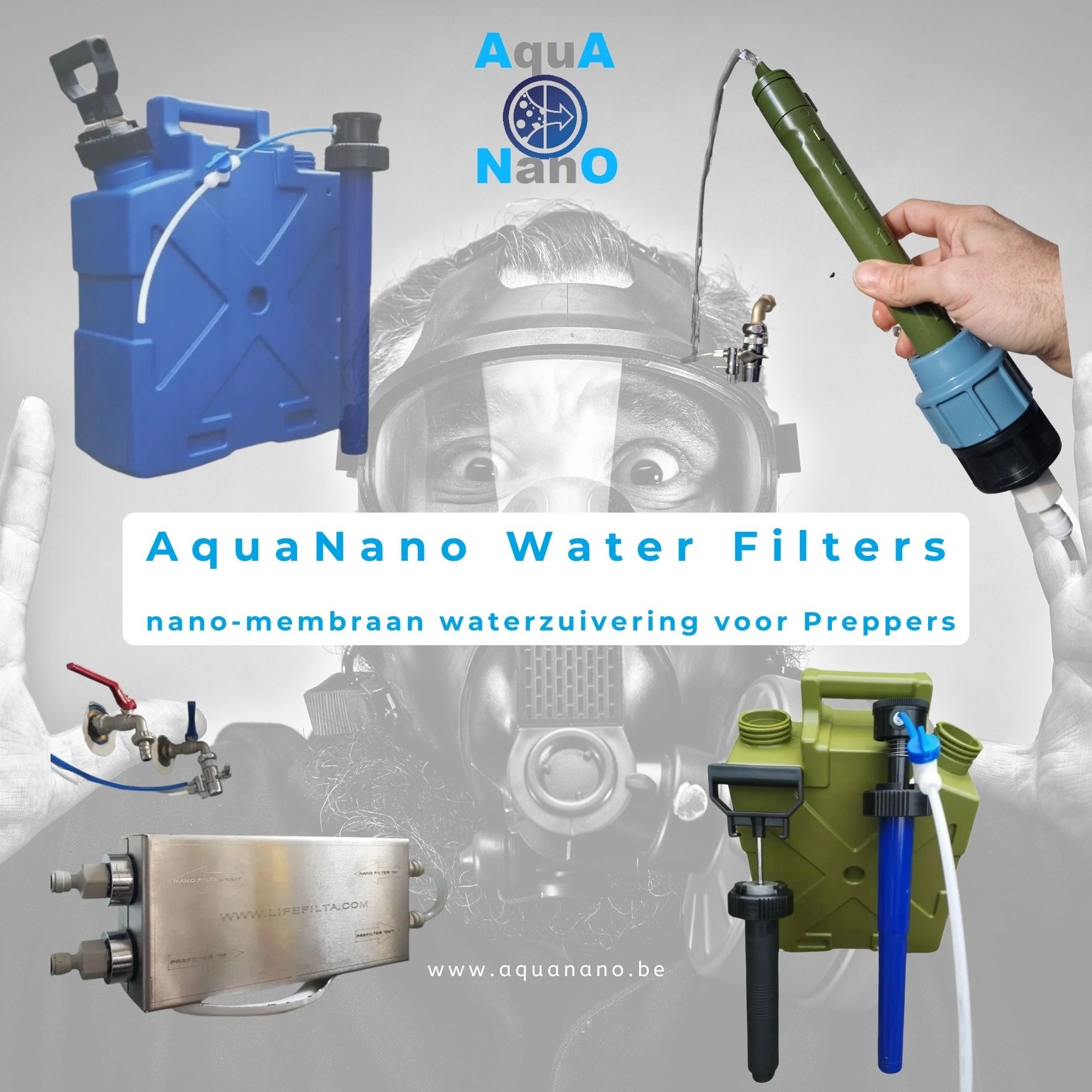 AquaNano Water Filters #aquananowaterflters #preppers #preppersbelgie 