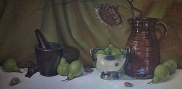 Still life painting by NZ artist Jonette Murray