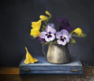 Still life painting by NZ artist Jonette Murray