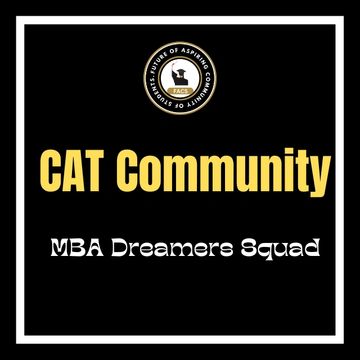 Logo for CAT Community, MBA Dreamers Squad by FACS.