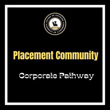 Placement Community Corporate Pathway banner with FACS logo.