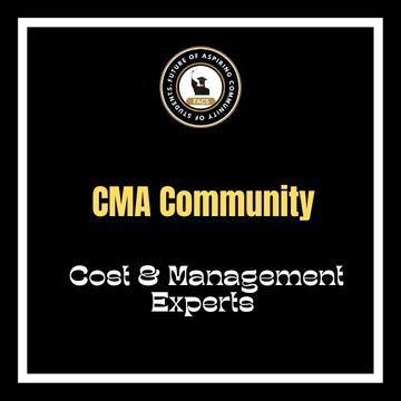 CMA Community for Cost & Management Experts with a focus on student success.