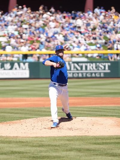 Cubs' Justin Steele, six relievers no-hit Padres in spring