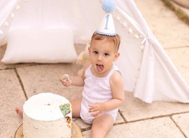 baby boy cake smash