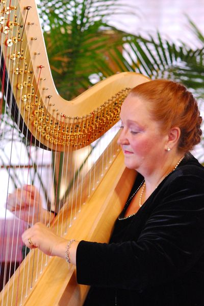 Harpeggios Director and harp teacher, Rebecca Fay Squire