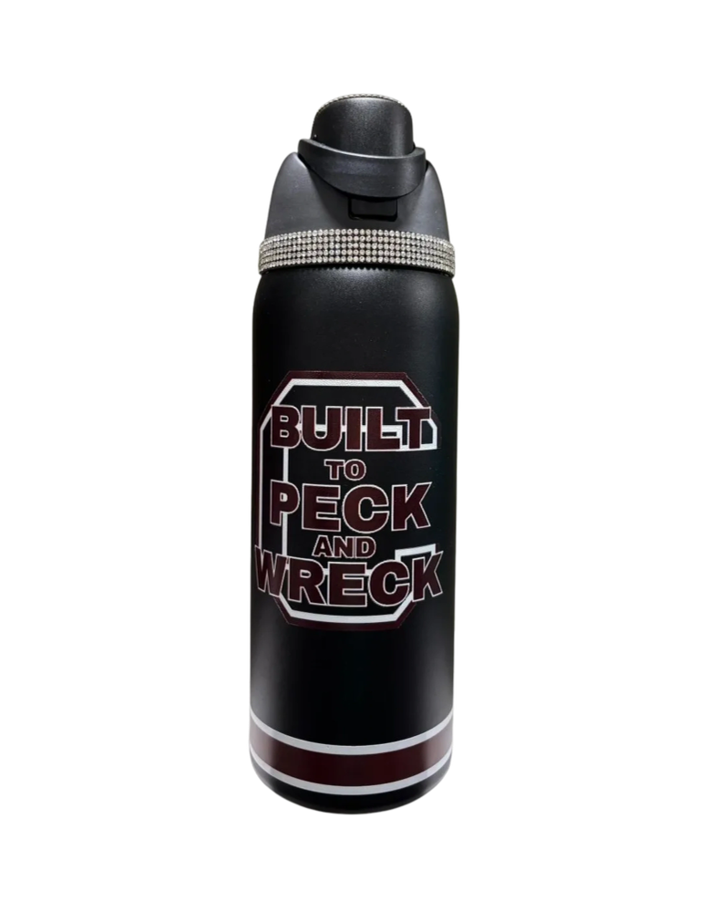 Built to Peck and Wreck Tumbler for South Carolina Gamecocks fans