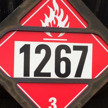 1267 placard for crude oil osha trucking 