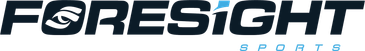 Foresight Sports logo with stylized text.