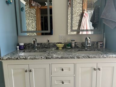 Master Bathroom Vanity Remodel by Quality Service Plumbing