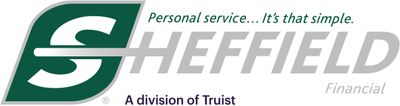 Sheffield Financial logo with slogan and division note.
