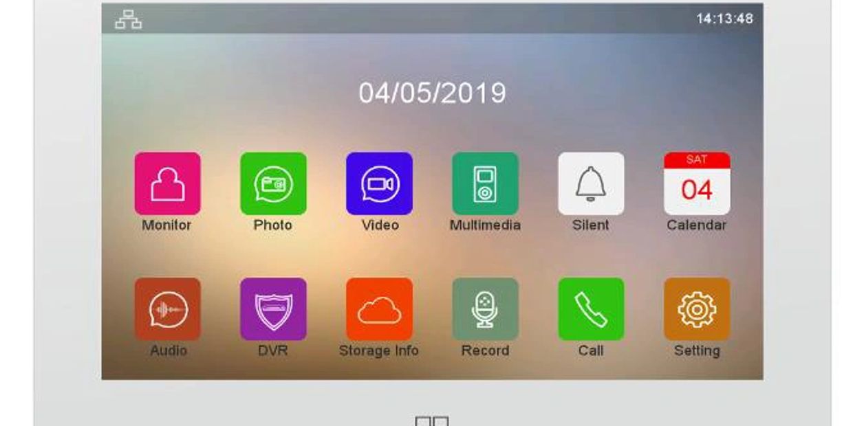 Touch screen video monitor with Dvr, in built storage and wifi