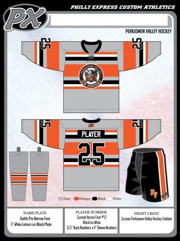 Custom Hockey Jersey 1 (Sublimated) - Philly Express Athletics