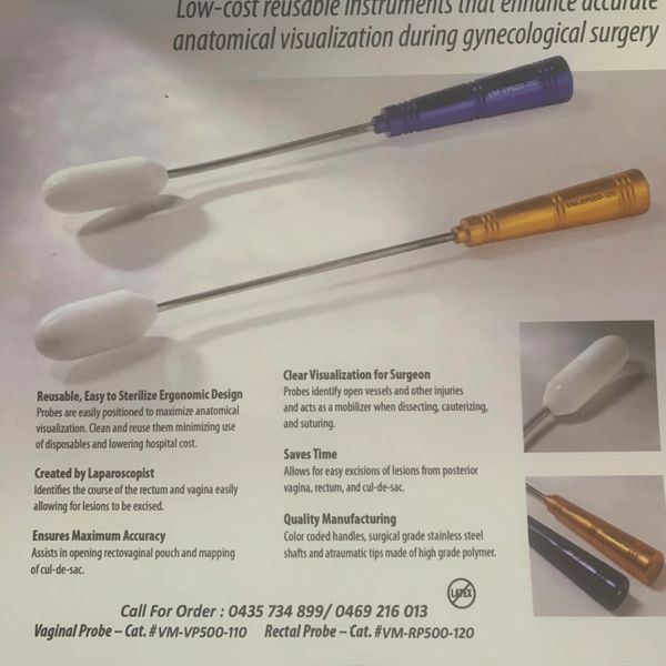 Vaginal & Rectal Probes for Laparoscopy 