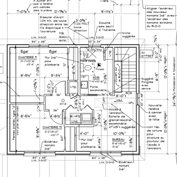 Plan architecture maison
