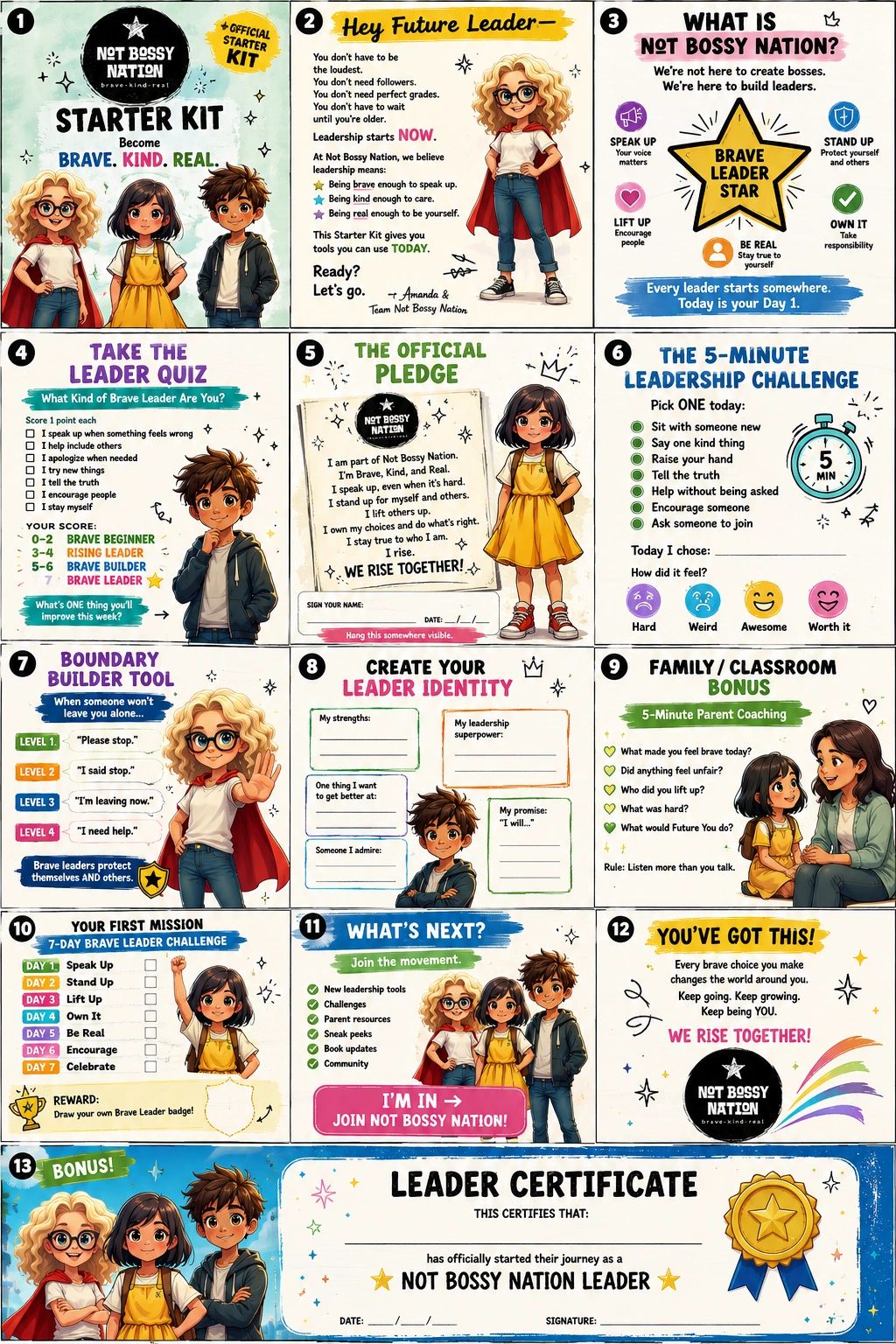 Not Bossy Nation Starter Kit Poster Image
