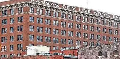 Historic Kansas City Live Stock Exchange building with brick facade.