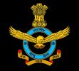 Emblem of the Indian Air Force with its iconic eagle and Ashoka emblem.