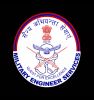 Emblem of the Military Engineer Services with Indian national symbols.