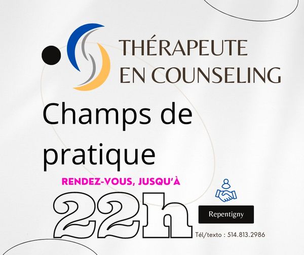 Therapie repentigny, counseling, pae, prive, entreprise, recu oui, anxiete, colere, adulte, etc. 